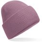 Beechfield Bonnet classique à large revers et pinces invisibles dusty_purple