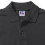 Russell Polo piqué 100% coton classique homme black