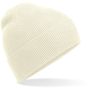 Beechfield Bonnet en fine maille de coton biologique sand