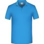 James&Nicholson Men´s Bio Workwear Polo aqua