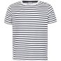 SF Clothing Kids´ striped T white/oxford_navy