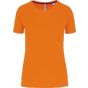 ProAct T-shirt de sport à col rond recyclé femme fluorescent_orange