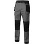 Velilla Pantalon bicolore canvas stretch grey/black