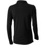 Elevate Polo manches longues pour femmes Oakville solid_black