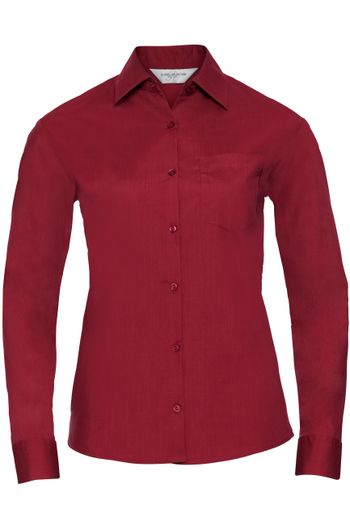 Image produit Ladies’ long sleeve classic polycotton poplin shirt