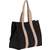 kimood Grand sac shopping à soufflet recyclé black_night/hemp