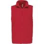 Kariban Bodywarmer micropolaire homme red