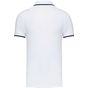 Kariban Polo manches courtes homme white/navy/light_turquoise
