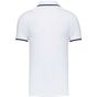 kariban Polo manches courtes homme white/navy/light_turquoise