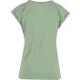 Build Your Brand Ladies Extended Shoulder Tee pale_leaf