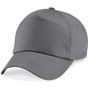 Beechfield Casquette Original 5 panneaux  gris graphite