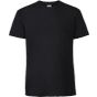 fruit of the loom Iconic 195 ringspun premium T black