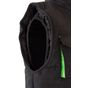 Velilla Gilet matelassé bicolore multipoches black/lime