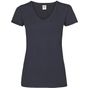 fruit of the loom Valueweight V-Neck T Lady-Fit bleu_fonce