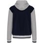 kariban Blouson Teddy à capuche Unisexe navy/oxford_grey/white