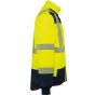 WK Designed To Work Parka de sécurité recyclée 4 en 1 unisexe hi_viz_yellow/navy