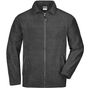 James&Nicholson Full-Zip Fleece dark_grey