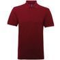 Asquith & Fox Polo homme classique polycoton burgundy