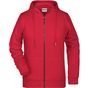 James&Nicholson Ladies´ Zip-Hoody red