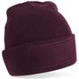 Beechfield Bonnet Original à patch burgundy