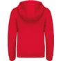 kariban Sweat-shirt capuche zippé enfant red