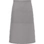 karlowsky XXL Oversized Bistro Apron Basic with Pocket Basalt grey