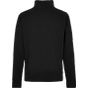 Kustom Kit 1/4 Zip Pique Sweatshirt Black