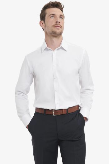 Image produit Chemise à chevrons cintrée manches longues homme