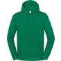 fruit of the loom Iconic 250 Hooded Sweat college_green