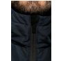 Kariban Parka à capuche recyclée navy