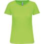 Kariban T-shirt Bio150IC col rond femme lime