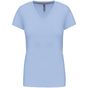 Kariban T-shirt col V manches courtes femme sky_blue