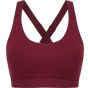 Tombo Medium impact core bra deep_burgundy