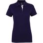 Asquith & Fox Polo contrasté femme navy/white