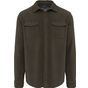 Kariban Surchemise polaire doublée sherpa dark_khaki/storm_grey
