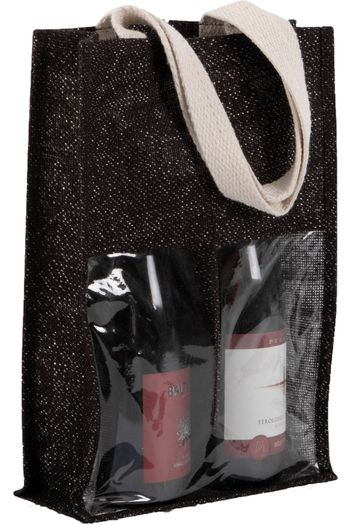 Image produit Sac porte bouteilles en jute