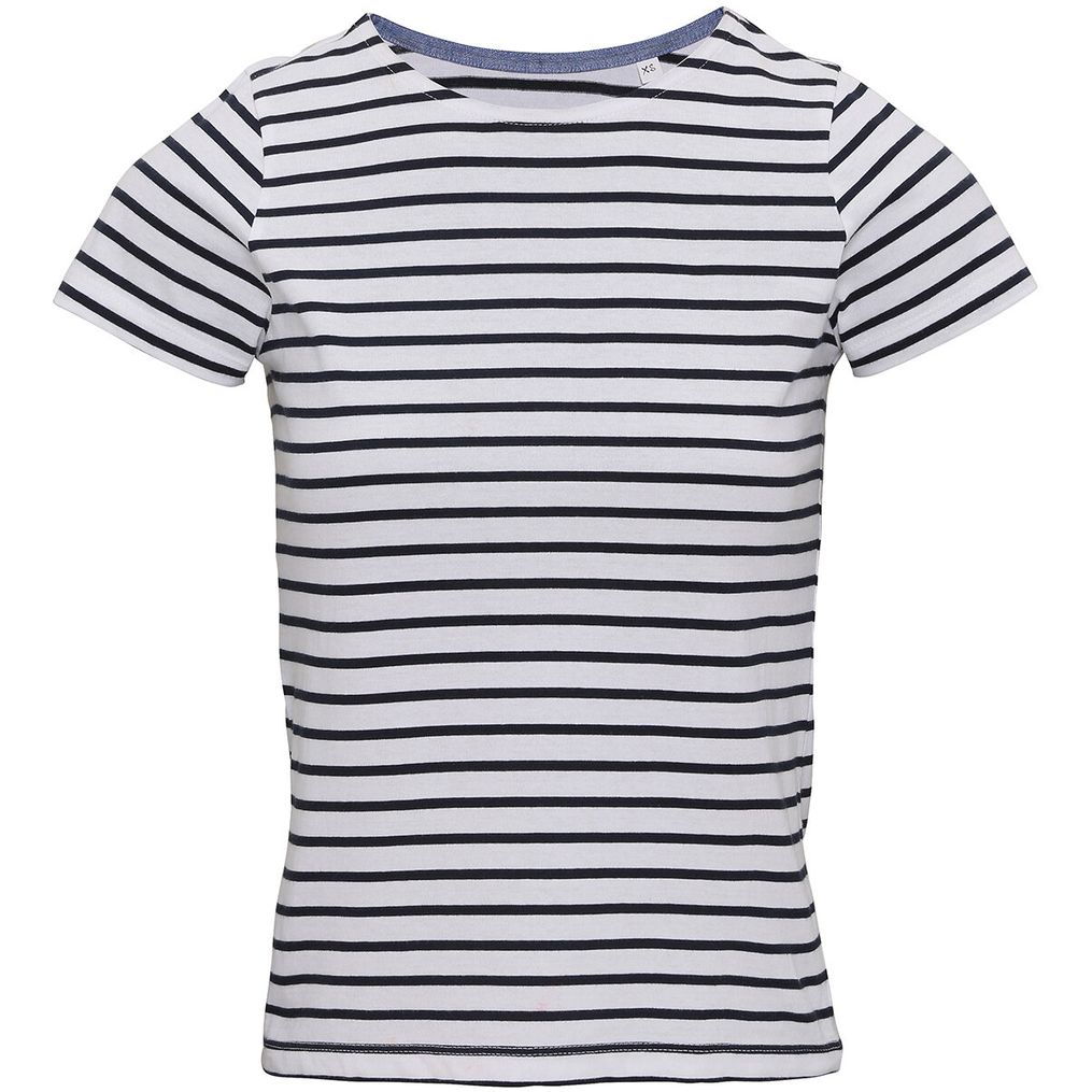 T-shirt marinière « coastal » femme à manches courtes Asquith & Fox