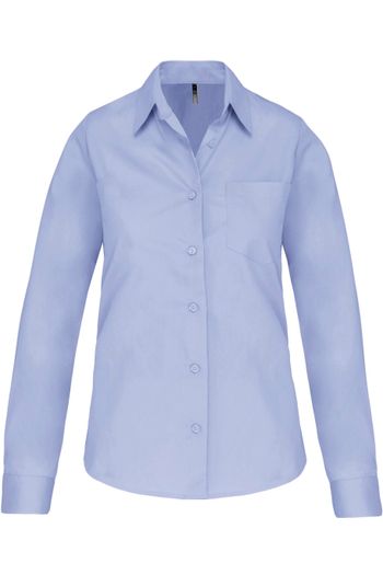 Image produit Chemise popeline manches longues femme