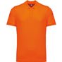 WK Designed To Work Polo unisexe écoresponsable coton/polyester  fluorescent_orange