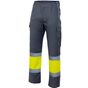 Velilla Pantalon bicolore haute visibilité grey/fluo_yellow
