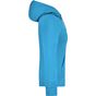 James&Nicholson Ladies´ Hooded Sweat turquoise