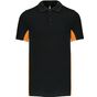 Kariban Polo bicolore FLAG Kariban black/orange