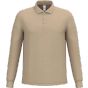 iDeal Basic Brand Polo piqué LSL homme 180 ideal_sand