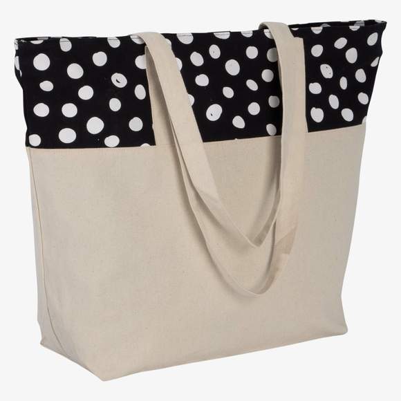 Sac Shopping motif pois Kimood