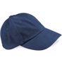 Beechfield Casquette en coton épais gratté de profil bas french_navy