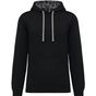 Kariban Sweat-shirt à capuche contrastée à motifs unisexe black/mexican_skull