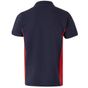 Velilla Polo bicolore manches courtes navy/red