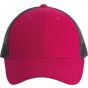 K-up Casquette Trucker - 6 panneaux fuchsia/dark_grey