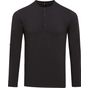 Premier Tee-shirt à manches retroussables Long John pour homme black