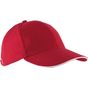 k-up Orlando - Casquette 6 panneaux red/white